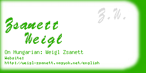 zsanett weigl business card